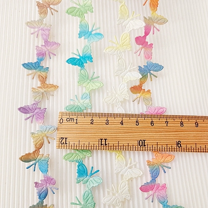 25 mètres de rubans de dentelle papillon en polyester, garniture de ruban papillon, accessoires du vêtement, emballage cadeau