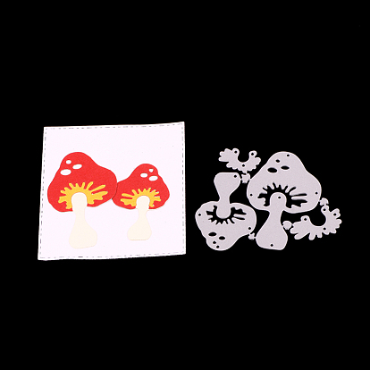 Carbon Steel Cutting Dies Stencils, for DIY Scrapbooking/Photo Album, Decorative Embossing DIY Paper Card, Mushroom