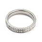 304 Stainless Steel Finger Rings, Crystal Rhinestone Rings for Women