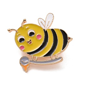 Bee Enamel Pin, Alloy Enamel Brooch for Backpack Clothes