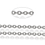 Revestimiento iónico (ip) 304 cadenas portacables de acero inoxidable, con carrete, soldada, textura
