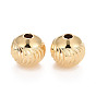 Eco-Friendly Brass Beads, Long-Lasting Plated, Lead Free & Cadmium Free, Round