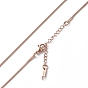 304 Stainless Steel Round Snake Chain Necklace for Men Women