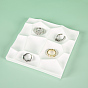 Honeycomb Resin Ring Organizer Trays, Jewelry Stands for Finger Rings Storage
