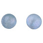 Transparent Acrylic Beads, Glitter Beads, Round, No Hole