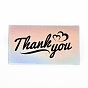 Laser Thank You Card, for Thanksgiving Day Decorations, Rectangle