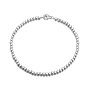 925 Sterling Silver Ball Chain Bracelets, with S925 Stamp