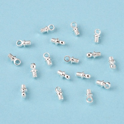 Brass Cup Pearl Peg Bails Pin Pendants, For Half Drilled Beads, Long-Lasting Plated