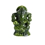 Ganesha figurines de guérison en pierres précieuses naturelles, Décorations d'affichage en pierre d'énergie reiki