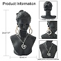 Stereoscopic Plastic Jewelry Necklace Display Busts, 200x130mm