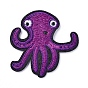 Computerized Embroidery Cloth Iron On/Sew On Patches, Costume Accessories, Appliques, Octopus