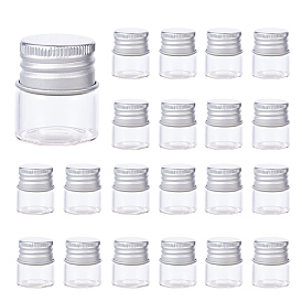 Glass Jar Glass Bottle for Bead Containers, with Tampions