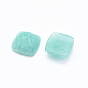 Natural Gemstone Cabochons, Faceted, Square