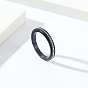 Вращающееся кольцо на палец с прозрачным кубическим цирконием, Кольцо-вертушка из титановой стали для успокаивающей медитации при беспокойстве