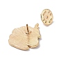 Pin de esmalte de unicornio, insignia de aleación chapada en oro claro para ropa de mochila