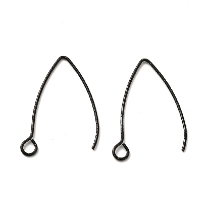 316 trouver des boucles d'oreilles en acier inoxydable, Boucles d'oreille, avec boucle horizontale