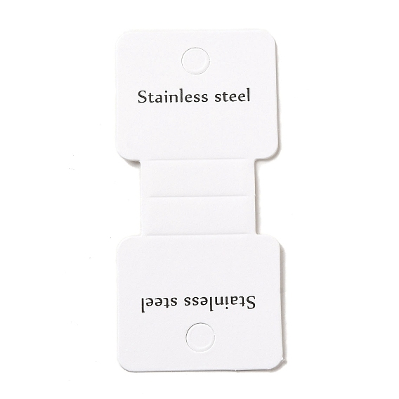 Складная бумажная карточка с надписью из нержавеющей стали, используется для ожерелья и браслеты