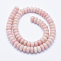 Natural Pink Opal Beads Strands, Rondelle