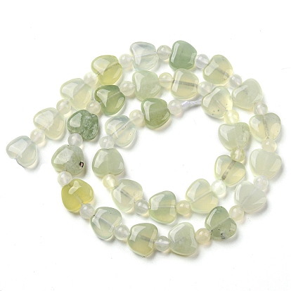 Natural New Jade Beads Strands, Apple