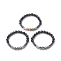 Dyed Natural & Synthetic Mixed Gemstone Arrow Beaded Strech Bracelet for Women