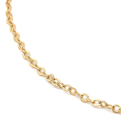 304 Stainless Steel Cable Chain Necklace for Women, for Beadable Necklace Making