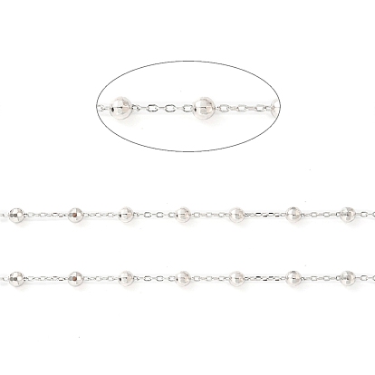 925 Sterling Silver Satellite Chains, Unwelded