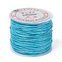 Waxed Cotton Cord, 1mm, about 27.34 yards(25m)/roll