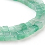 Natural Green Aventurine Beads Strands, Cube