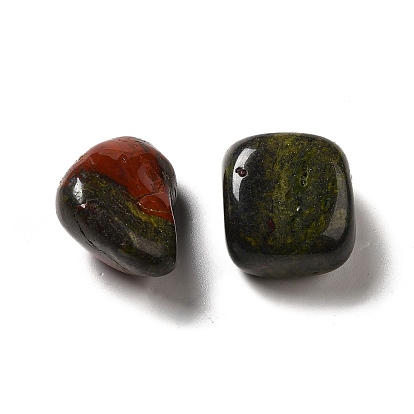 Perles de pierres de sang naturelles, pierre tombée, pierres de guérison, pour les cristaux de guérison reiki équilibrage des chakras, gemmes de remplissage de vase, pas de trous / non percés, nuggets