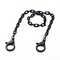 Персонализированные ожерелья-цепочки из абс-пластика, цепочки для очков, цепочки для сумочек, с пластиковыми застежками в виде когтей лобстера