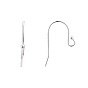 925 Sterling Silver Earring Hooks, with 925 Stamp