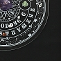 Planches de pendule acryliques rondes, tableau parlant, planche à spiritueux, motif soleil et lune et étoile