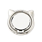 Alloy Cat Cell Phone Holder Stand Findings, Rotation Finger Grip Ring Kickstand Settings