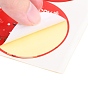 Pegatinas de sellado, etiquetas adhesivas de la imagen del paster, tema de la Navidad, plano y redondo
