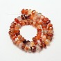 Dyed Natural Carnelian Nuggets Beads Strands
