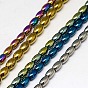 Electroplate Non-magnetic Synthetic Hematite Beads Strands, Rice, Grade A