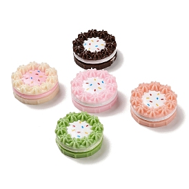 Opaque Resin Imitation Food Decoden Cabochons, Cake