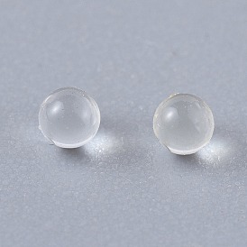 Resin Beads, Water Absorption Beads, Round, Wedding Decoration Vase Filler Decorative, Undrilled/No Hole Beads