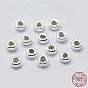 925 Sterling Silver Spacer Beads, Rondelle