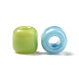 Opaque Colours Luster Glass Seed Beads, Round Hole, Round