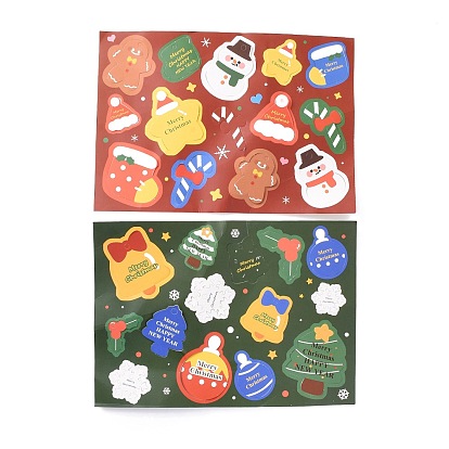 Décorations de pendentif en papier sur le thème de noël, carte de message