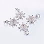 Long-Lasting Plated Brass Micro Pave Cubic Zirconia Charms, Helm
