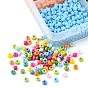 180G 15 Colors Baking Paint Glass Seed Beads, Round