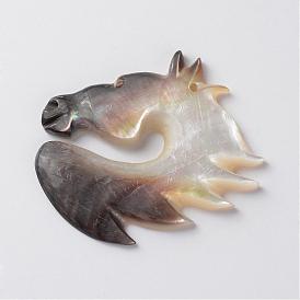 Sea Shell Pendants, Horse