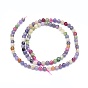 Natural Tanzanite Stone & Tourmaline Beads Strands, Round