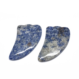 Натуральное голубое пятно яшма гуа ша доски, очищающие массажные инструменты, gua sha лицевые инструменты, крыло