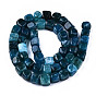 Natural Dolomite Beads Strands, Dyed, Cube
