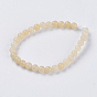 Natural Topaz Jade Beads Strands, Dyed, Round