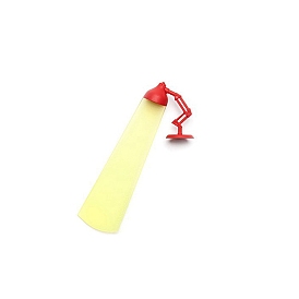 Plastic Bookmark, Table Lamp Shape
