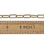 Placage ionique (ip) 304 chaînes de trombones en acier inoxydable, chaînes de câble allongées étirées, non soudée, avec bobine